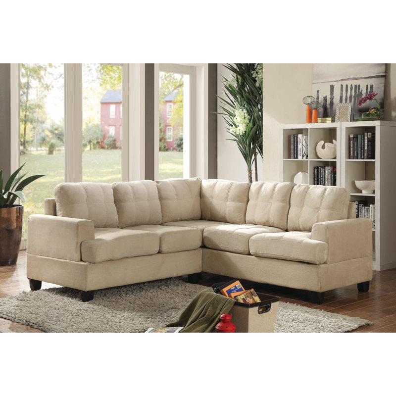 Penta Upholstered L-Shaped Sectional Symmetrical, Beige