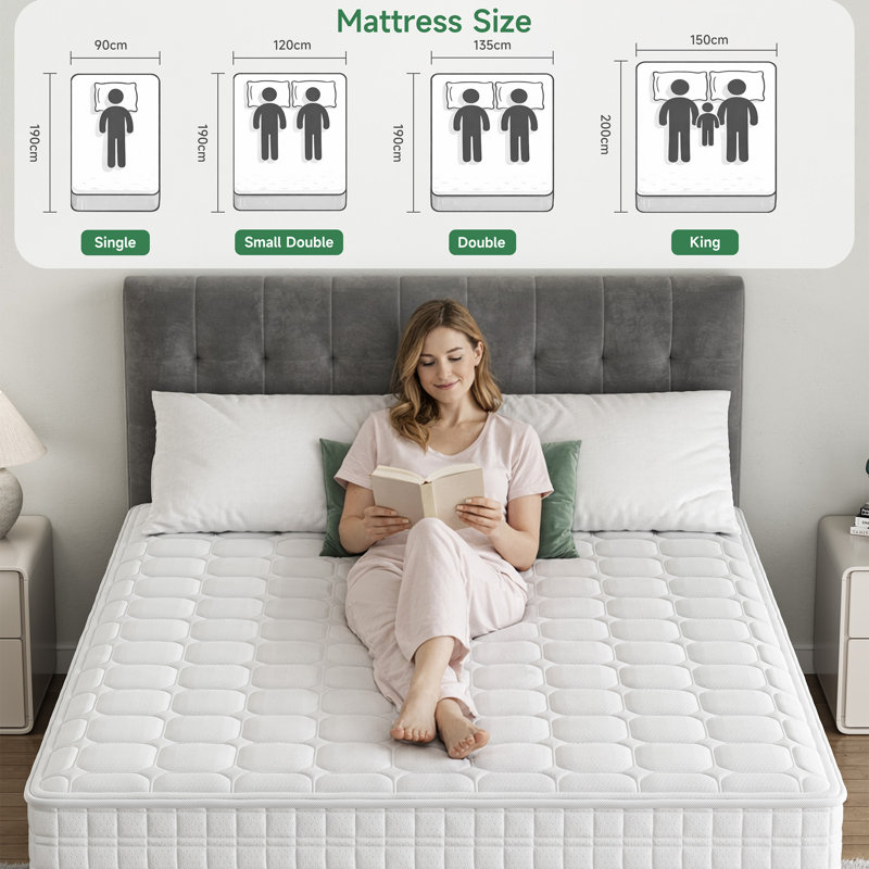 White Noise Memory Foam Mattress