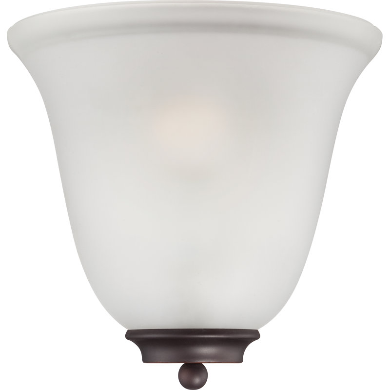 Charmaine Steel Flush Mounted Sconce, Mohogany Bronze