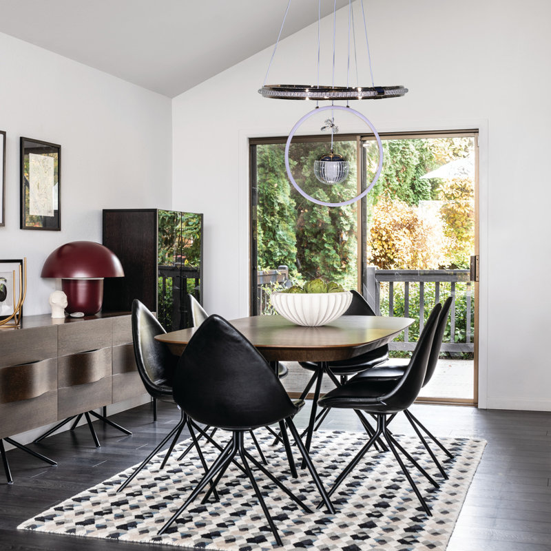 2 Ring 1 Ball Modern Led Pendant Light