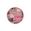 Tapis décoratif lavable en machine rose-882051958