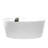 Ove 66.25'' x 30'' Soaking Solid Surface Bathtub-88894381-89368633