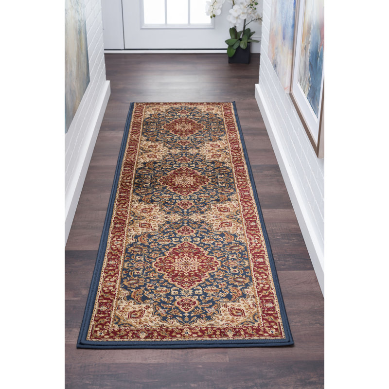 Tapis d'intérieur tissé à la machine, Tapis de couloir 2 pi 3 po x 7 pi 3 po