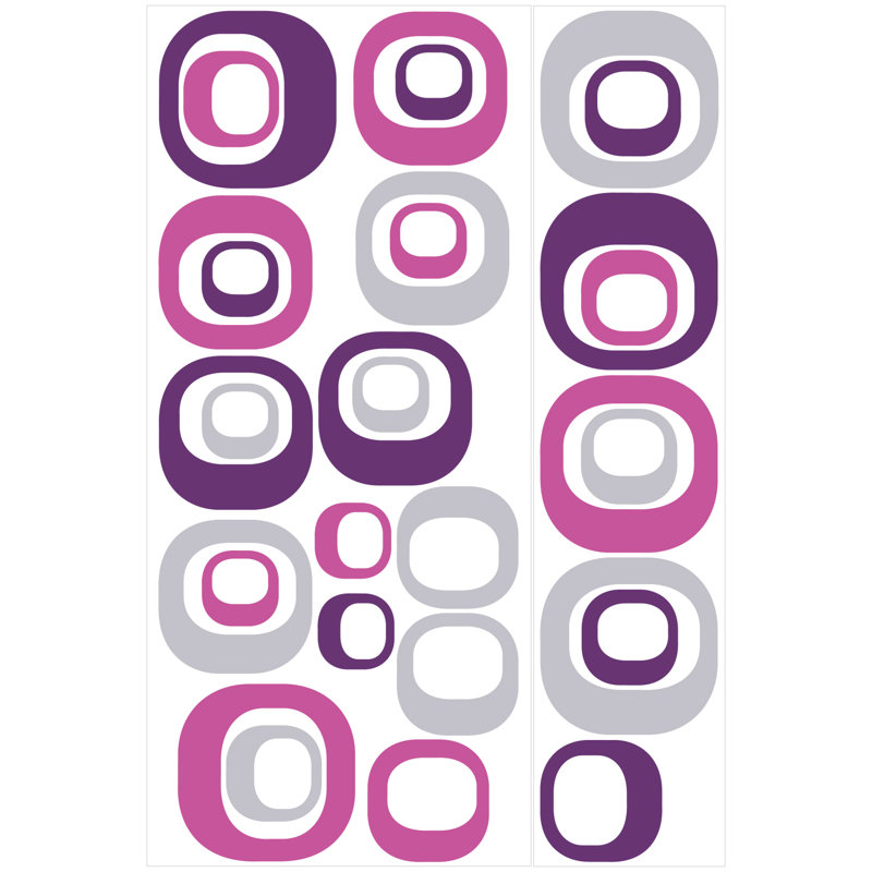 Abstract Non-Wall Damaging Wall Decal