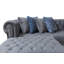 Canapé modulaire en velours gris Lorena-92113165