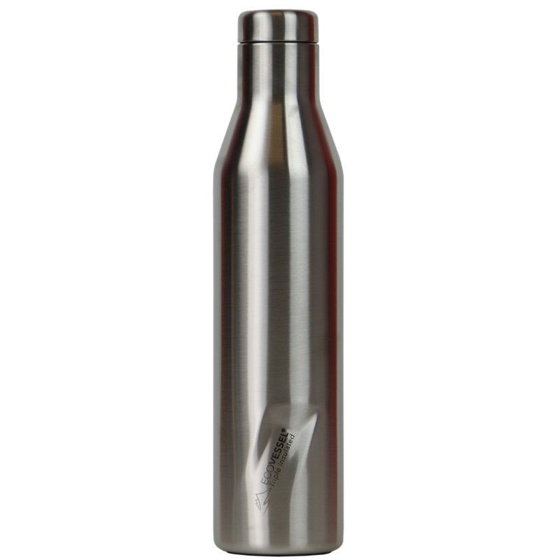 EcoVessel Stainless Steel Travel Mug, 750ml, White