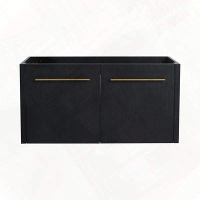 Wall Mounted Bathroom Vanity Cabinet Body Without Top Sink