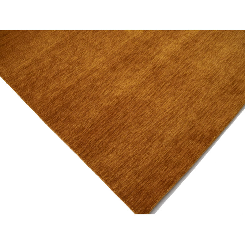 Tapis Gabbeh tissé à la main sans perte, 100% laine, de couleur unie, résistant à la décoloration et aux taches, durable