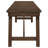 Gehlert Brown Oak Rectangular Dining Bench