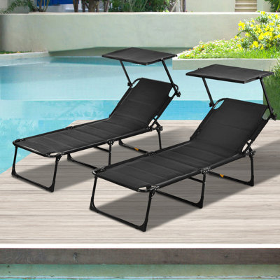 Bunya 186cm Long Reclining Single Chaise with Cushions