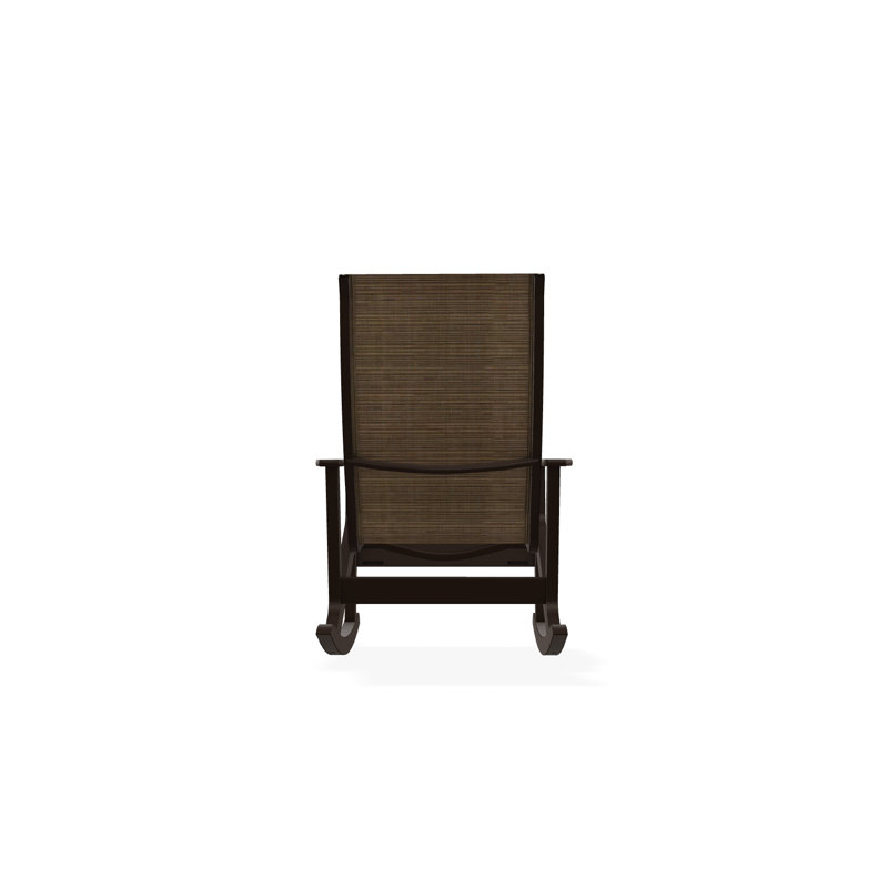 Wexler Polymer Outdoor Lounge Chair, Kona, Bark