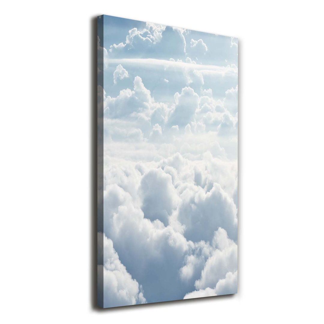 Flug über die Wolken - Kunstdrucke auf Leinwand - Wrapped Canvas