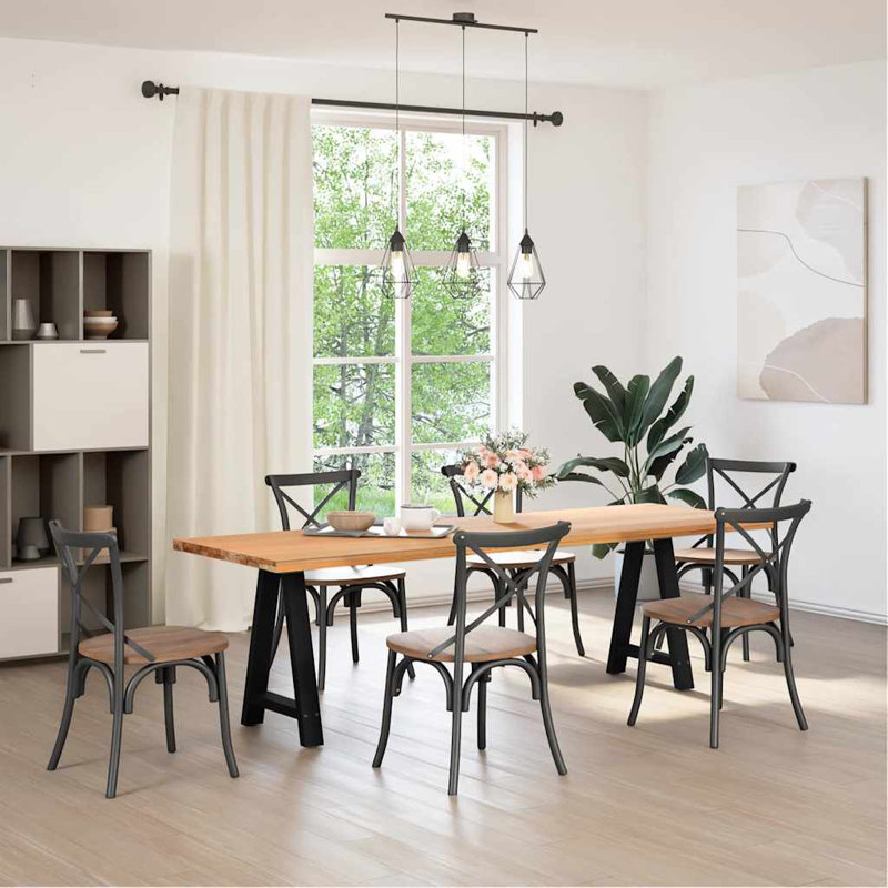 Sarbash Table Leg, Black, 73cm H x 60cm W