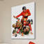 «College Football» par J.F. Kernan, reproduction sur toile tendue-15060755