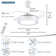 Tasmine 42'' Ceiling Fan with LED Lights
