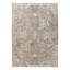 Tapis gris médaillon ivoire et brun 2 pi x 3 pi