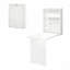 Bureau mural convertible pour le bureau et les jeux
