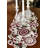 Ismail Candy Cane Beaded Table Runner