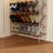 Acrylic & Wood Shoe Rack, Freestanding Vertical Shoe Organizer for Entryway-124627130