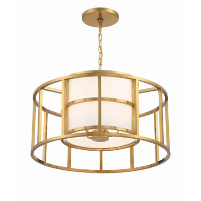 Brian Patrick Flynn For Crystorama Hulton 5 Light Luxe Gold Chandelier