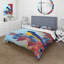 Bouvreuil vif assis sur une branche I - Ensemble de housse de couette traditionnel - Microfibre de polyester-66392285