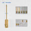 Appliques murales à piles avec télécommande, lumières à DEL rechargeables, appliques murales sans fil pour la chambre à coucher, fixation magnétique, intensité variable 3cct, laiton doré
