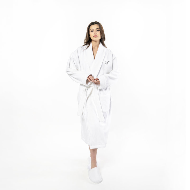 Peignoir Linov Home Textiles 100% coton turc unisexe personnalisé, S / M, F