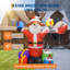 210cm Inflatable Christmas Reindeer with LED Lights – Weather-Resistant Outdoor Holiday Yard Decoration for Garden, Patio & Front Porch – Includes High-Speed Blower 0.8A & EU Power Adapter