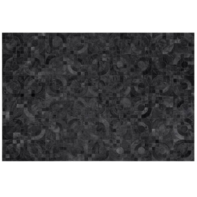Tapis Optico rectangulaire - gris anthracite