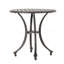 Table d'appoint d'extérieur en fonte d'aluminium 19 po