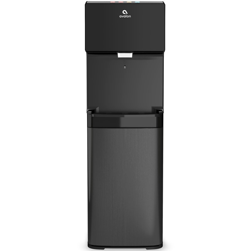 Avalon Black Free Standing Bottom Loading Electric