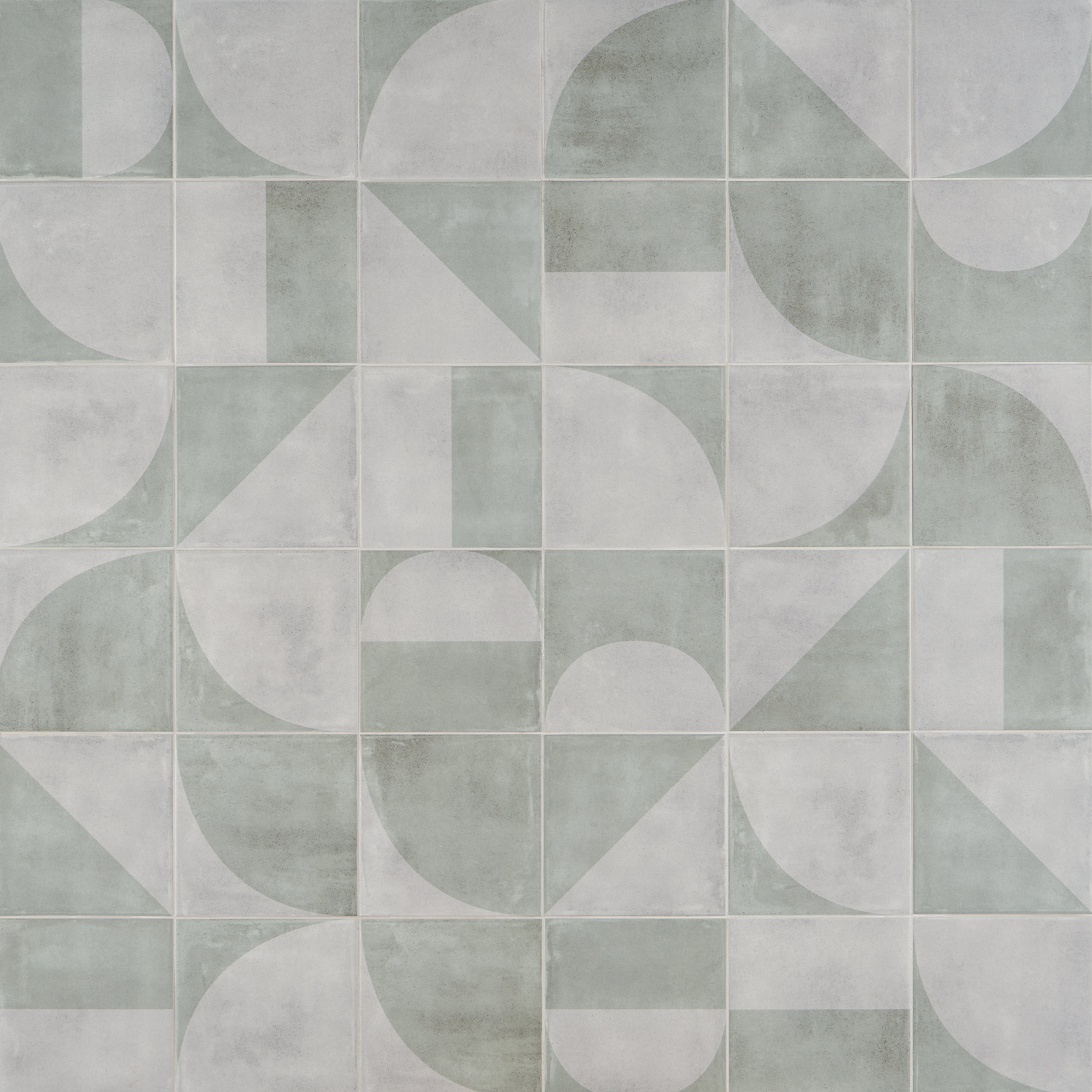 Ivy Hill Tile Quincy 7.87'' W x 7.87'' L Porcelain Encaustic Floor and