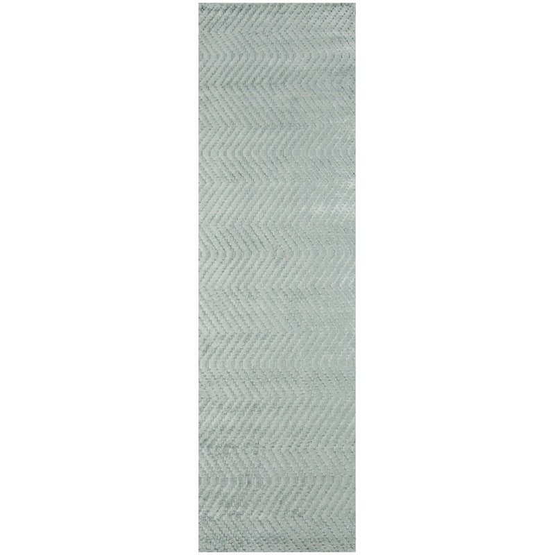 Tapis crocheté à la main Fircrest, Tapis de couloir 2 pi 3 po x 8 pi