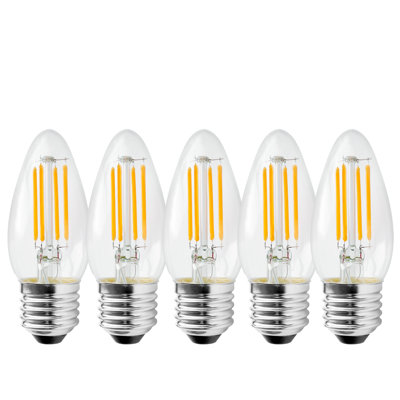 5W E27 Dimmable LED Vintage Edison Candle Light Bulb