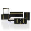 Clemson 6-Piece Bedroom Set-752605989-752605988