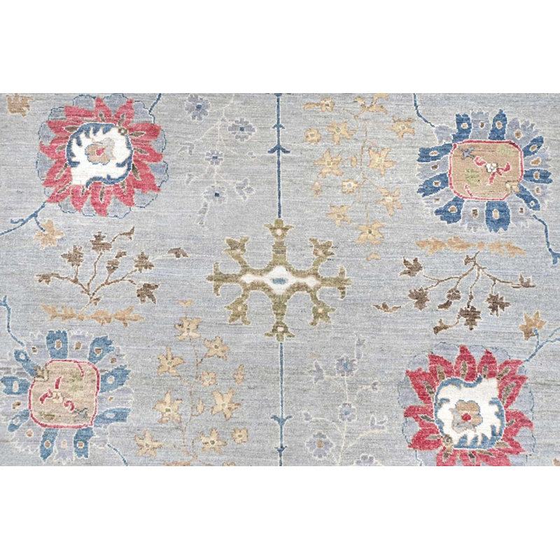 Transitional One-of-a-Kind Rectangle 11'9" X 14'10" Hand Knotted Area Rug