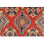 Tapis rouge en laine noué à la main de conception unique 8 pi 9 po x 12 pi 1 po Furio