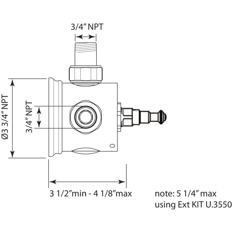 Thermostatic Rough Valve
