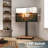 Abbing E Series Floor Standing Tv Stand Removable With Golden Walnut Color