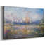 Toile tendue Vétheuil dans le brouillard par Monet-Gallery-150159954