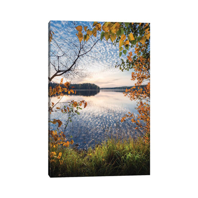 Liesjärvi Autumn by Lauri Lohi - Wrapped Canvas Print