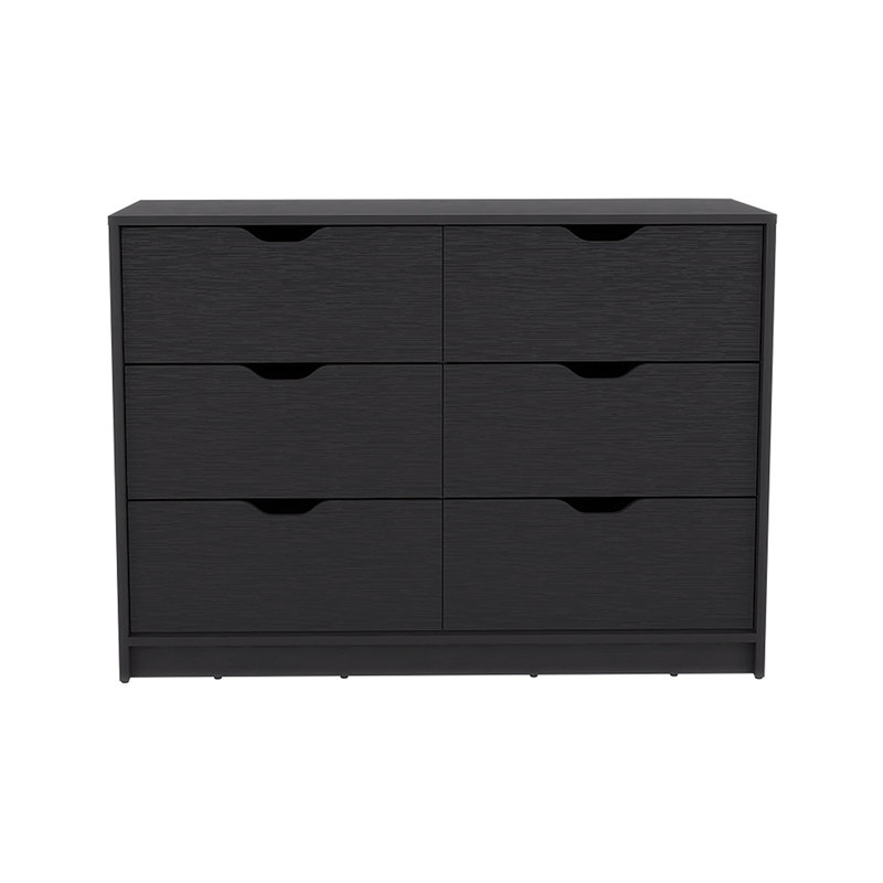 Commode à quatre tiroirs, Noir