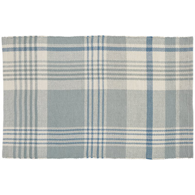 Cotton Plaid Indoor Rug