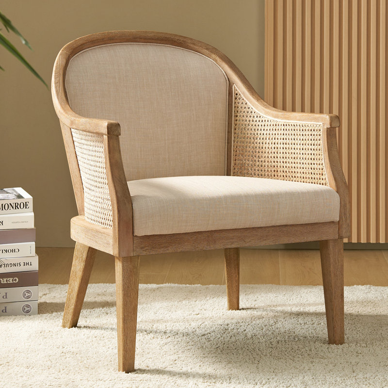 Fauteuil Xaver, Lin, polyester