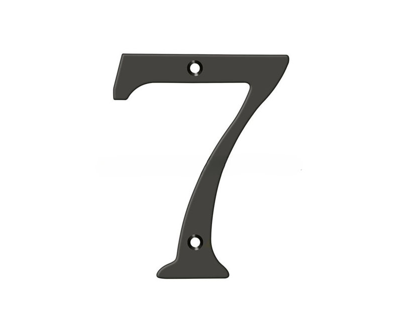 Chiffres de 4 po Deltana, Bronze huilé, 7