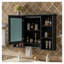 Armoire de salle de bain à miroir 42 po avec rangement, armoire à pharmacie murale avec tablette réglable et porte à fermeture en douceur
