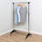 Mikole 33.9'' Metal Rolling Clothing Rack-20873447