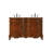 54 inch Double Bathroom Vanity in Teak-933290954