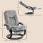 68cm Wide Velvet Swivel Standard Recliner