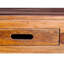 Table basse avec rangement en bois massif à 4 pieds Rebbecca
